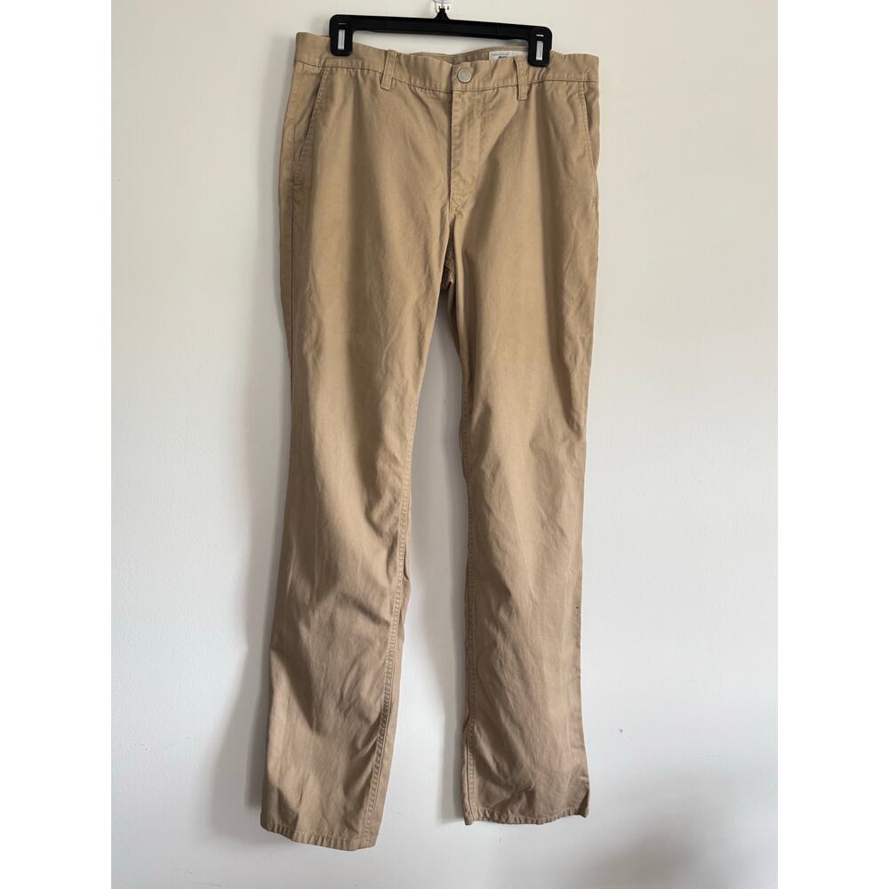 Bonobos Washed Chinos Men’s 34x34 Straight Fit Khaki Cotton Pants